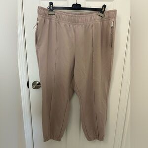 Old Navy Beige Sweatpants with Front Seam, Sz 2XL